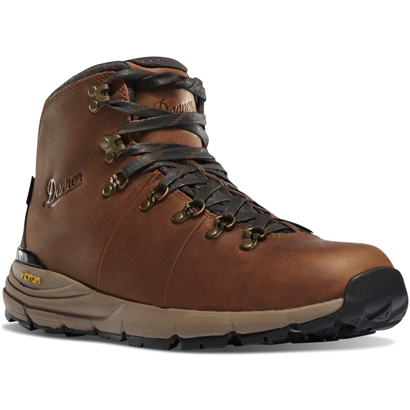 Brown Men's Danner Mountain 600 Hiking Boots | QYAXLPU-31