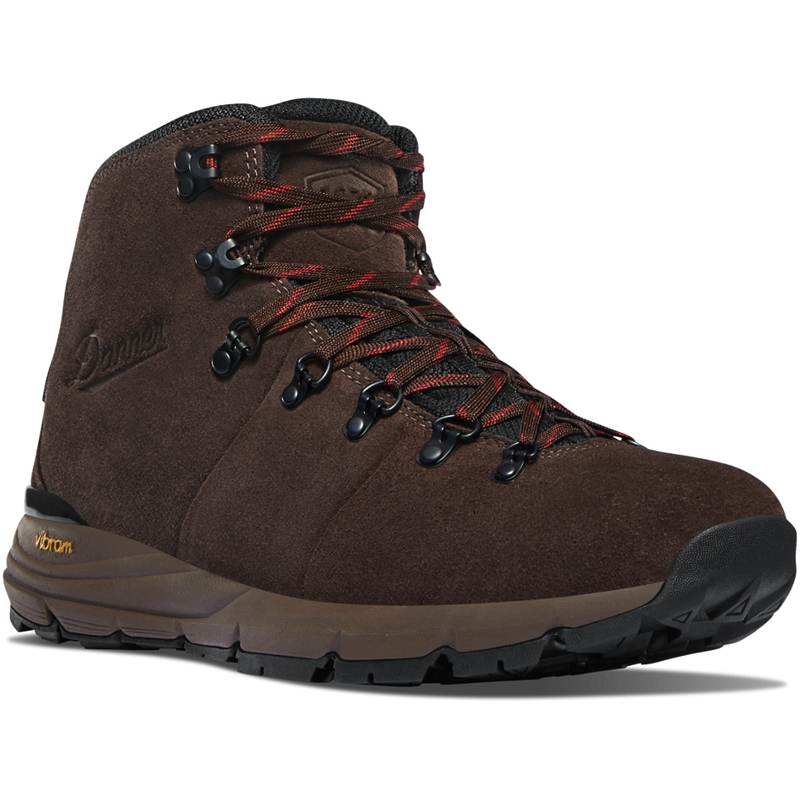 Brown Men's Danner Mountain 600 Work Boots | PVUXYFJ-61