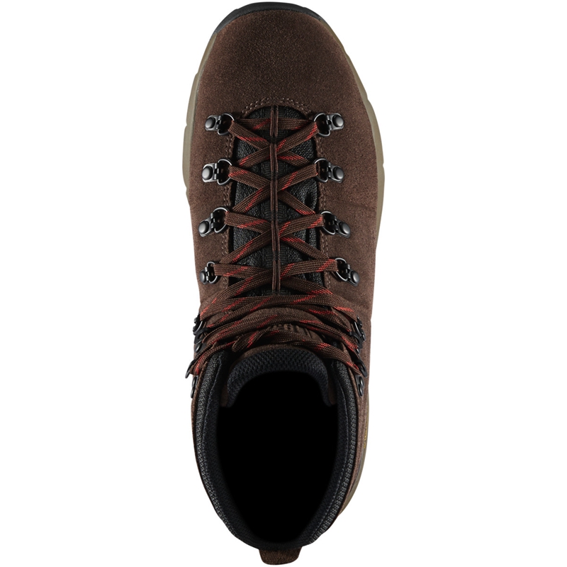 Brown Men's Danner Mountain 600 Work Boots | PVUXYFJ-61