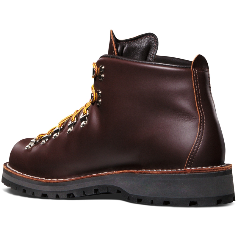 Brown Men's Danner Mountain Light Hiking Boots | TXIKNSA-87