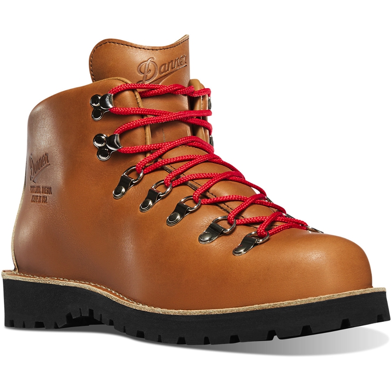 Brown Men's Danner Mountain Light Hiking Boots | YZLXIKD-49