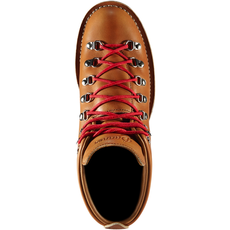 Brown Men's Danner Mountain Light Hiking Boots | YZLXIKD-49