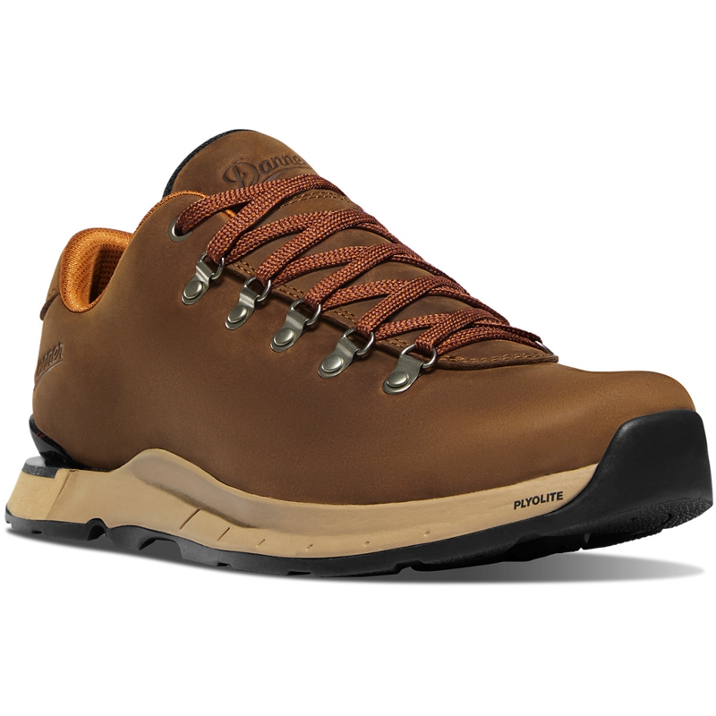 Brown Men's Danner Mountain Overlook Hiking Boots | ZYEXCUL-73