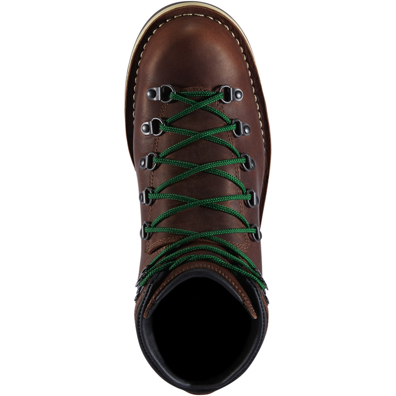 Brown Men's Danner Mountain Pass Hiking Boots | CTBZDVA-94