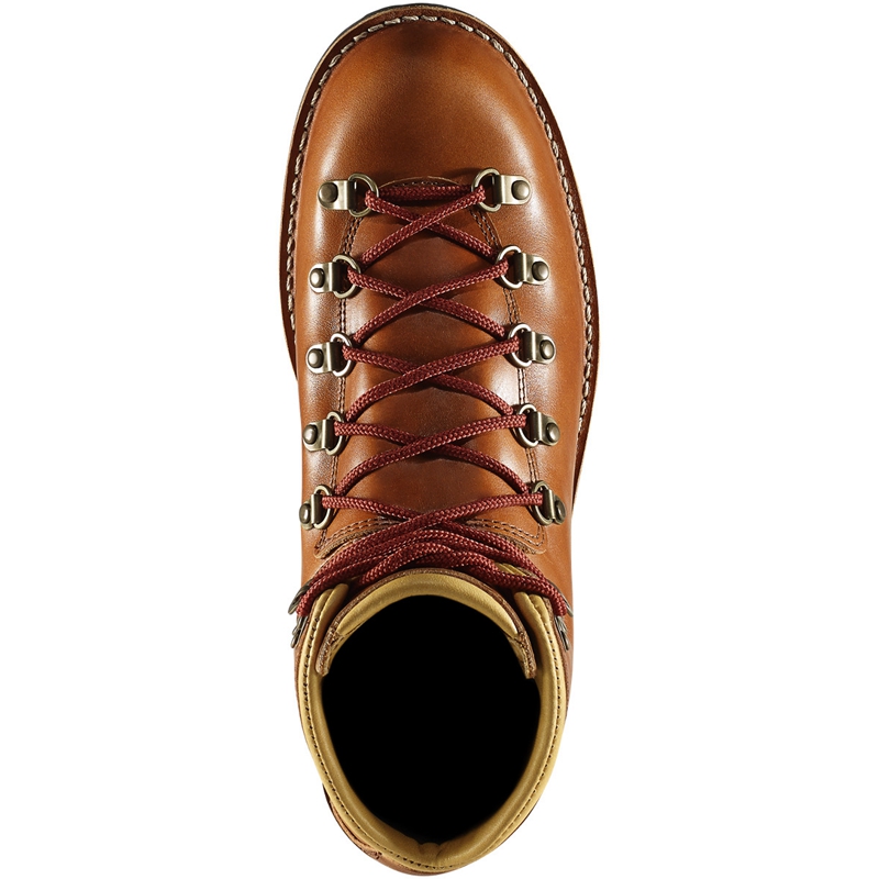 Brown Men's Danner Mountain Pass Hiking Boots | FQIABUC-17