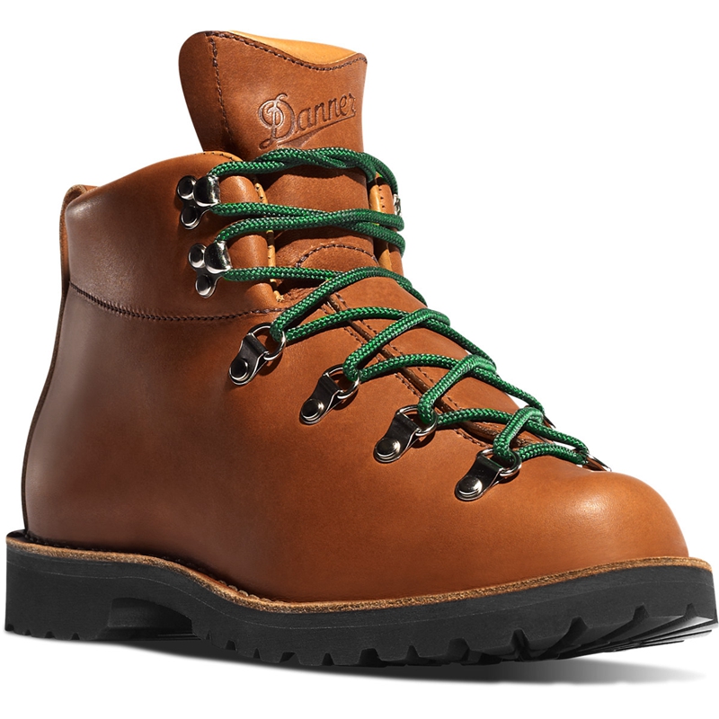 Brown Men's Danner Mountain Trail Hiking Boots | VKOGECW-51