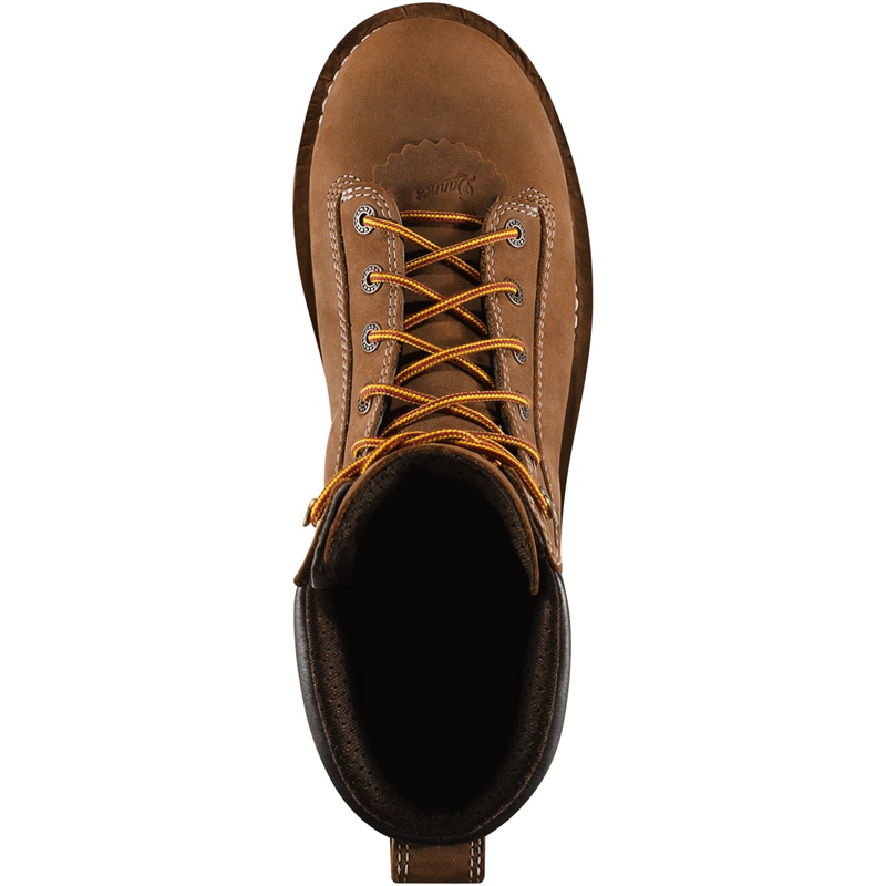 Brown Men's Danner Quarry USA Work Boots | AXTLPFM-19