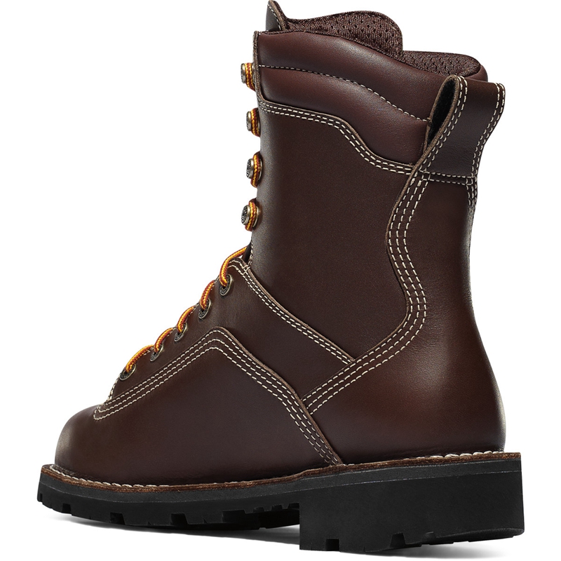 Brown Men's Danner Quarry USA Work Boots | MFTPYUD-65