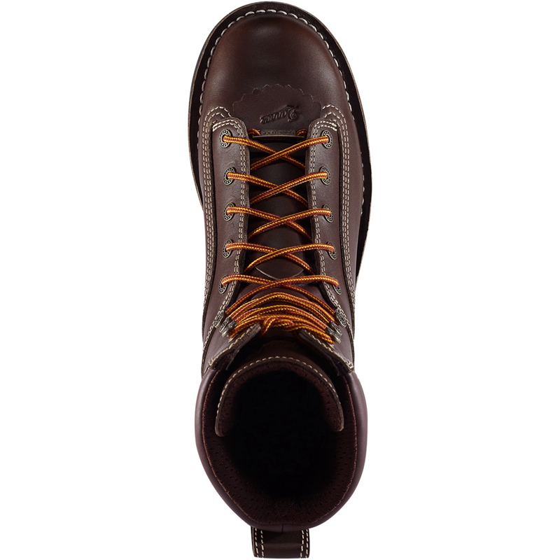 Brown Men's Danner Quarry USA Work Boots | MFTPYUD-65