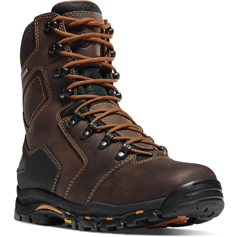 Brown Men's Danner Vicious Work Boots | DKPBYTW-60