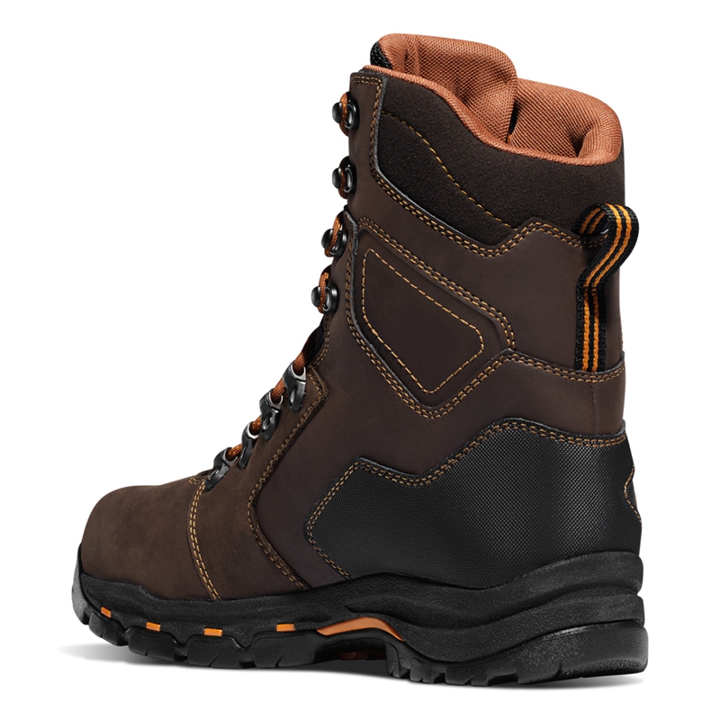 Brown Men's Danner Vicious Work Boots | DKPBYTW-60