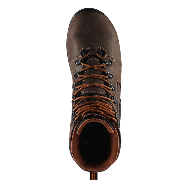 Brown Men's Danner Vicious Work Boots | DKPBYTW-60