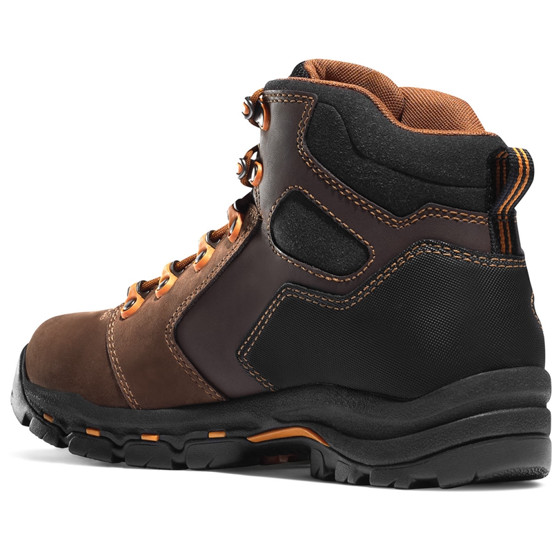 Brown Men's Danner Vicious Work Boots | JWSZDLX-80