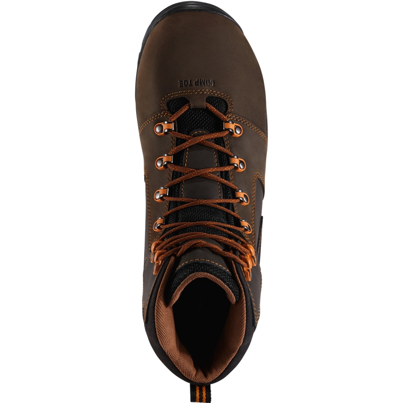 Brown Men's Danner Vicious Work Boots | JWSZDLX-80