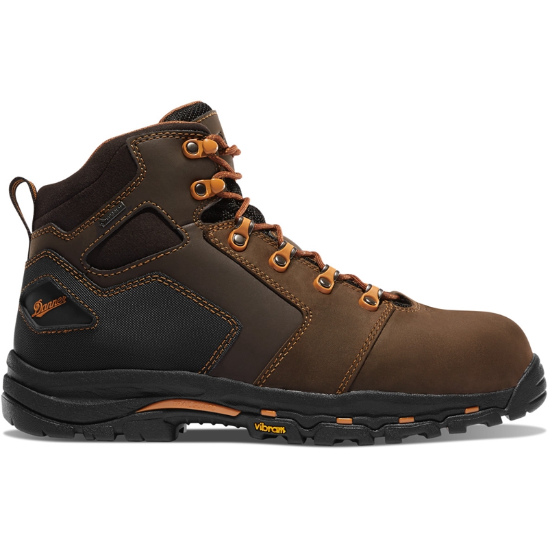 Brown Men\'s Danner Vicious Work Boots | JWSZDLX-80