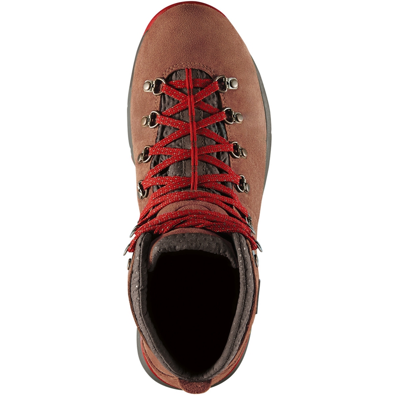 Brown / Red Men's Danner Mountain 600 Hiking Boots | OYAQNCZ-13