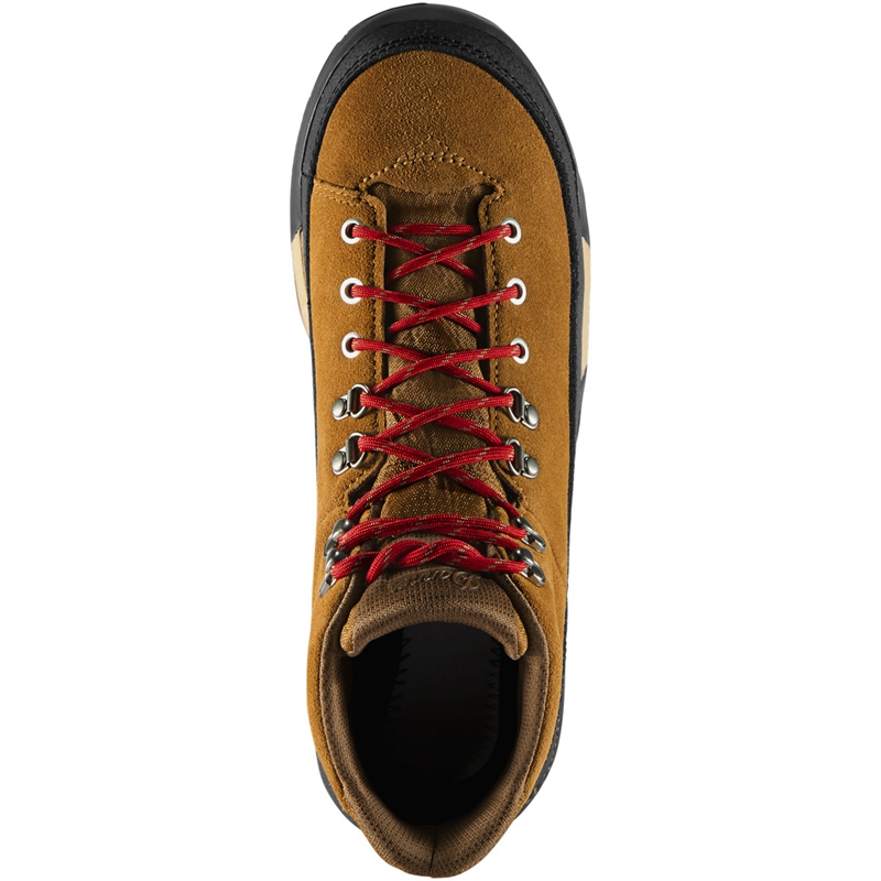 Brown / Red Men's Danner Panorama Hiking Boots | BXDOJNG-27