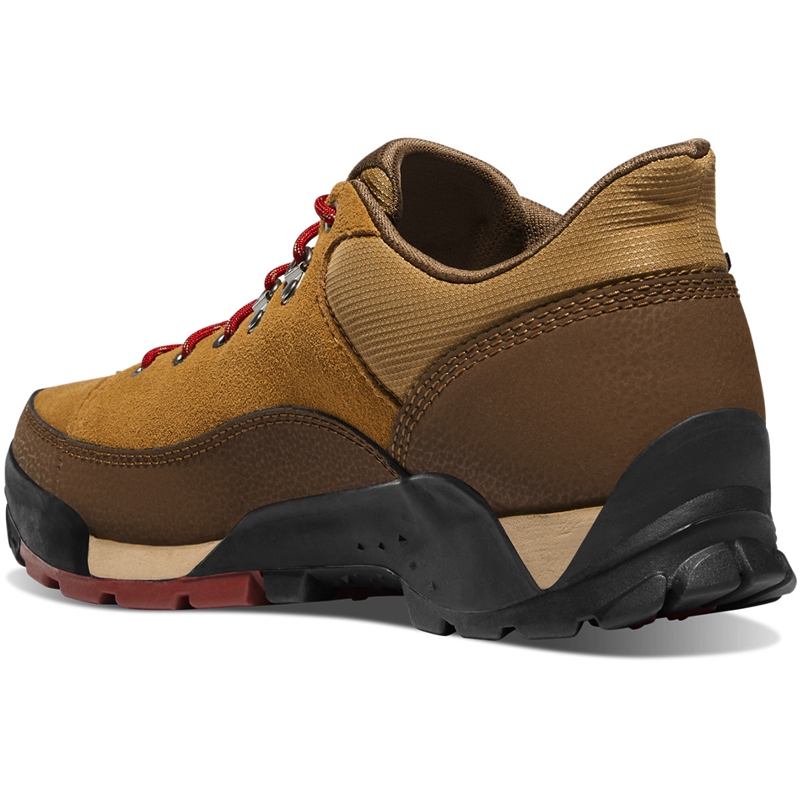 Brown / Red Men's Danner Panorama Low Hiking Boots | ILYRMGS-26