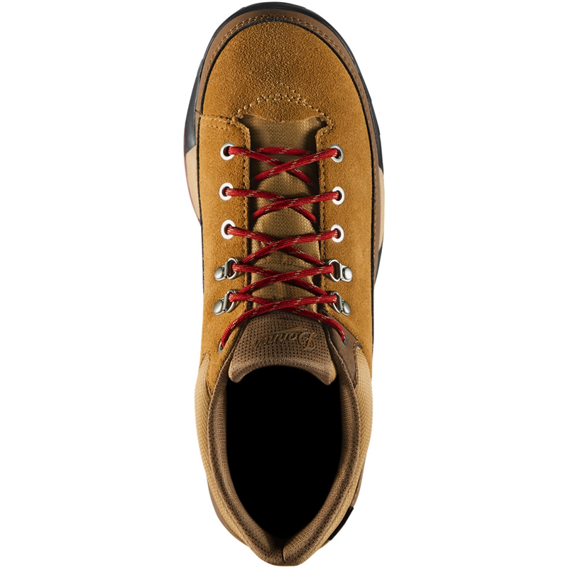 Brown / Red Men's Danner Panorama Low Hiking Boots | ILYRMGS-26