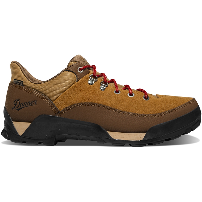 Brown / Red Men\'s Danner Panorama Low Hiking Boots | ILYRMGS-26