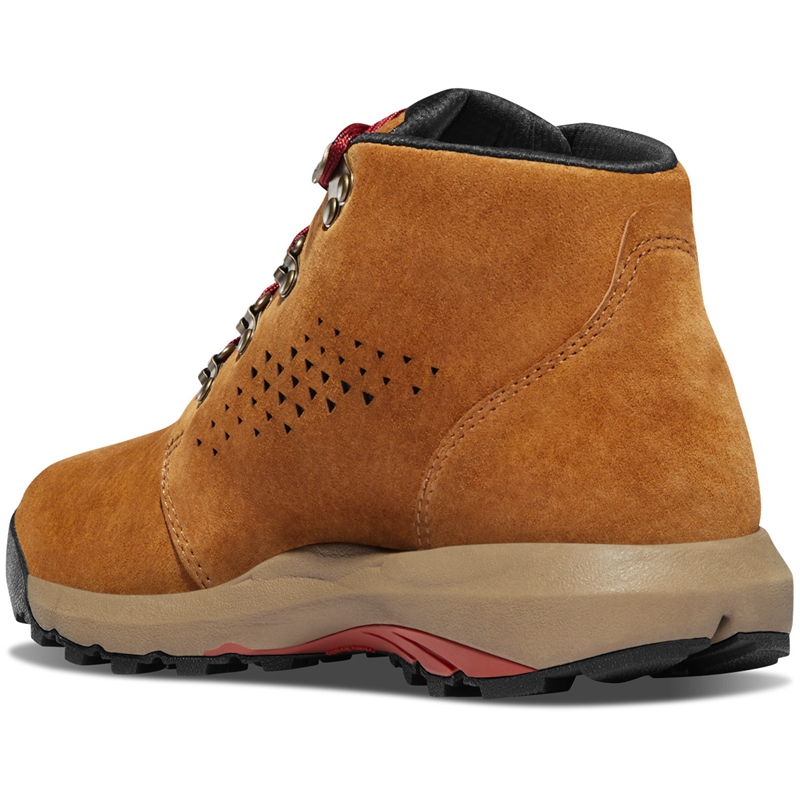 Brown / Red Women's Danner Inquire Chukka Hunting Boots | JIKPVAH-78