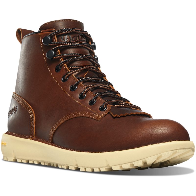 Brown Women's Danner Logger 917 GTX Combat Boots | KLXMOYV-40