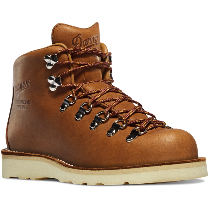 Brown Women's Danner Mountain Light Combat Boots | SCPJKXN-72