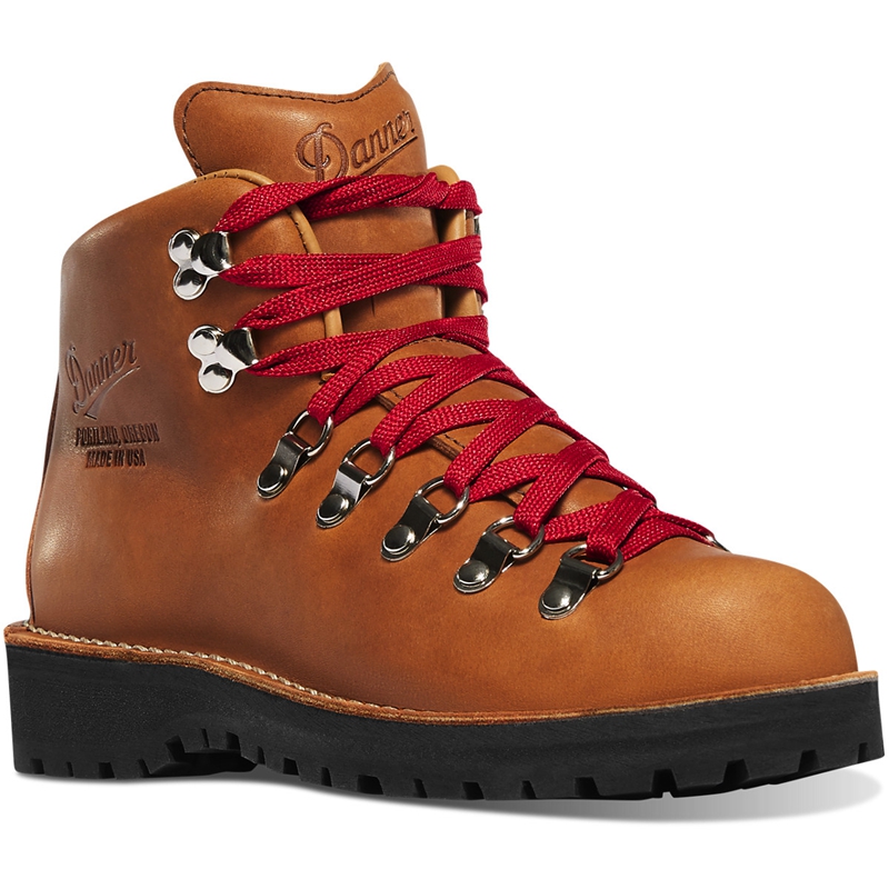 Brown Women's Danner Mountain Light Hiking Boots | GRLDXAF-82