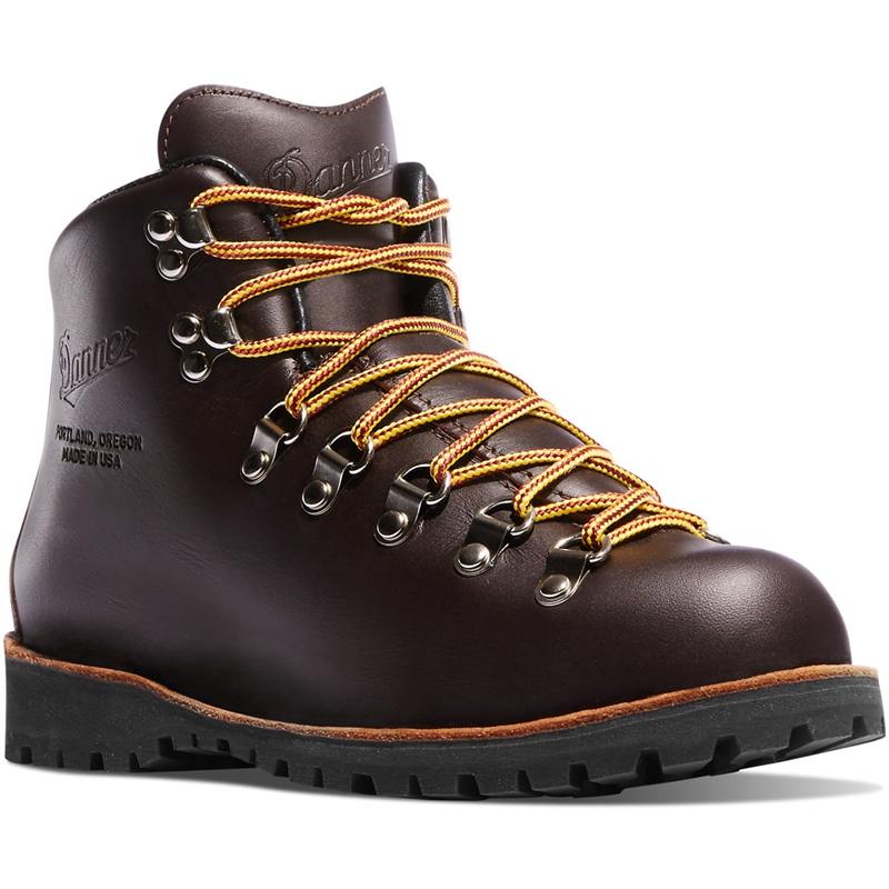 Brown Women's Danner Mountain Light Hiking Boots | MFDCZBA-91