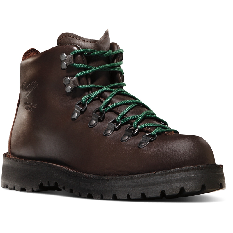 Brown Women's Danner Mountain Light II Hunting Boots | ZNJXIEL-69