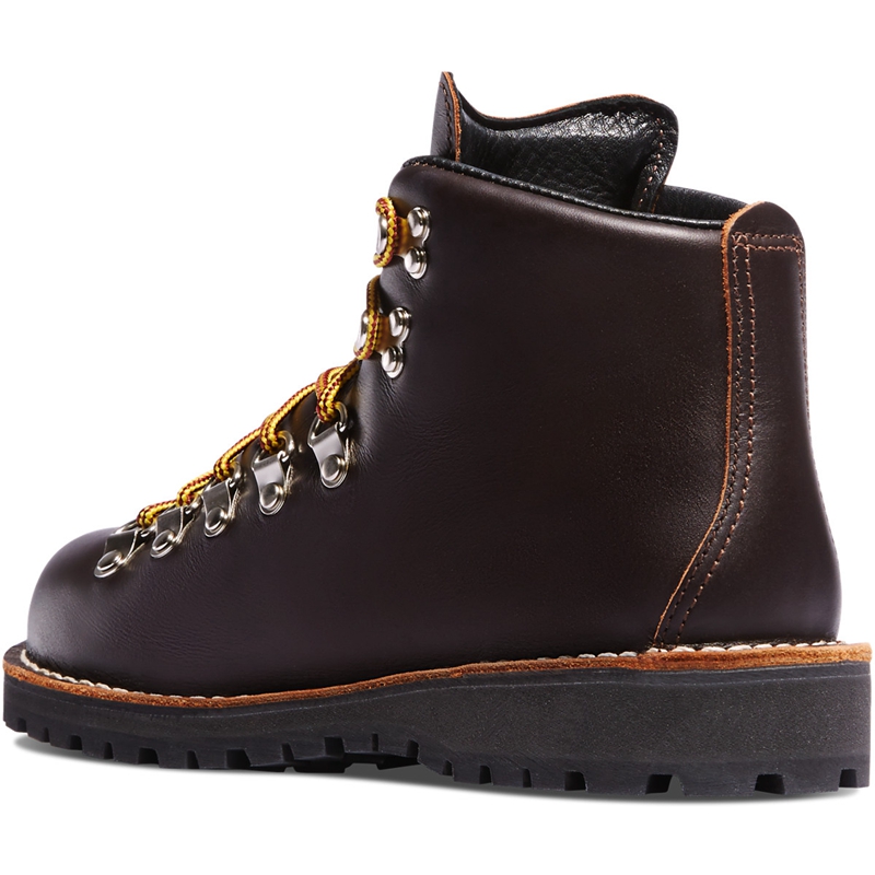 Brown Women's Danner Mountain Light Work Boots | EBWPXRI-60