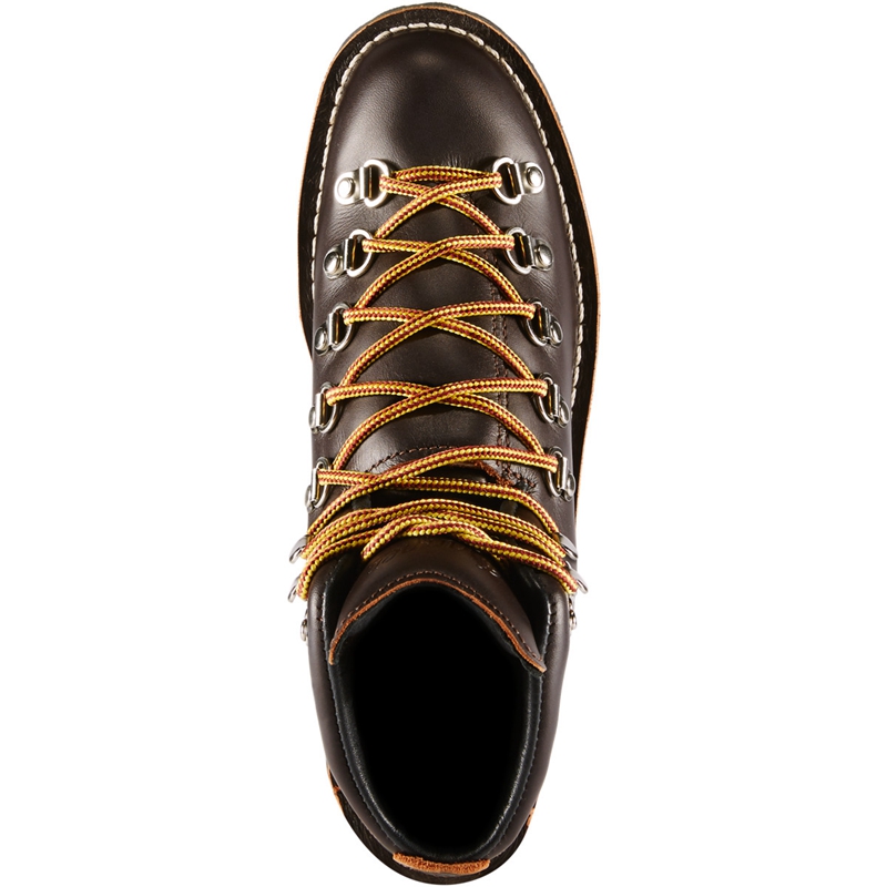 Brown Women's Danner Mountain Light Work Boots | EBWPXRI-60