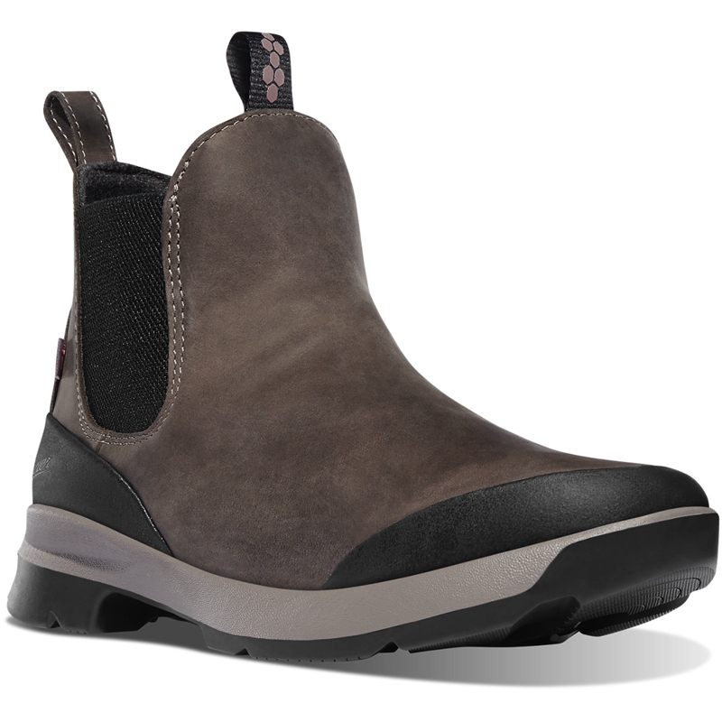 Copper Brown Women's Danner Pub Garden Chelsea Boots | LPOGHAF-51