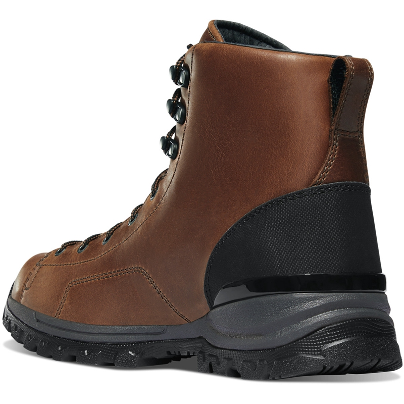 Dark Brown Men's Danner Stronghold Work Boots | YAUSOVW-23