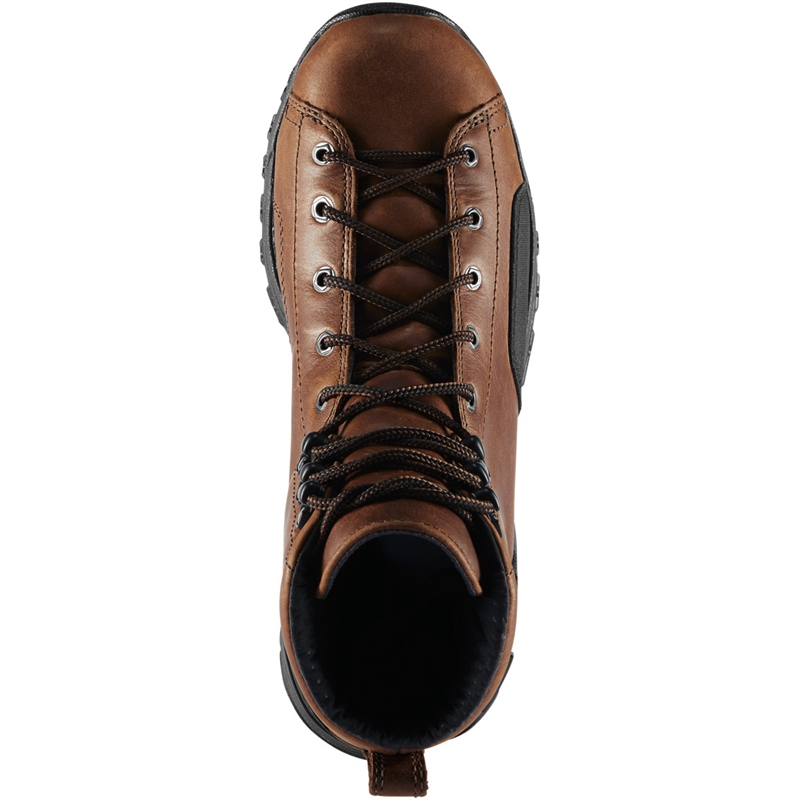 Dark Brown Men's Danner Stronghold Work Boots | YAUSOVW-23