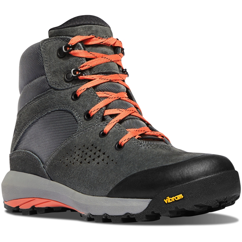 Dark Grey Women's Danner Inquire Mid Hiking Shoes | GEQZDPK-03