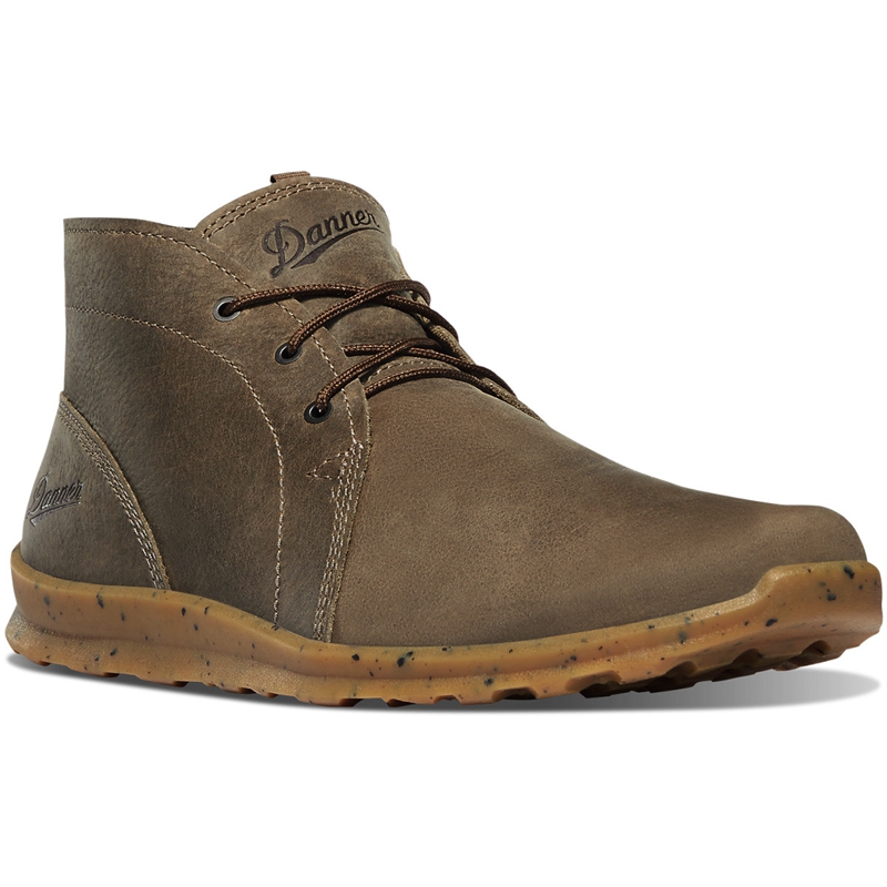 Grey Men's Danner Forest Chukka Hiking Boots | CPXGJIU-73