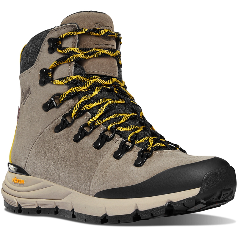 Grey Women's Danner Arctic 600 Side-Zip Hiking Boots | AUNQTPJ-14