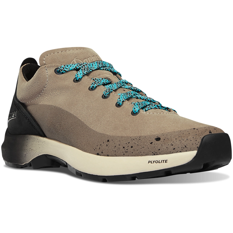 Grey Women's Danner Caprine Low Suede Hiking Boots | JZCDTXV-69