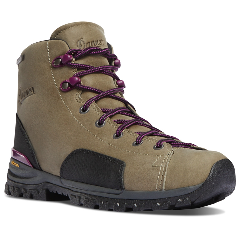 Grey Women's Danner Stronghold Work Boots | ZICEASM-85