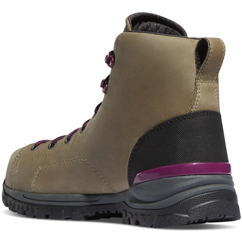 Grey Women's Danner Stronghold Work Boots | ZICEASM-85