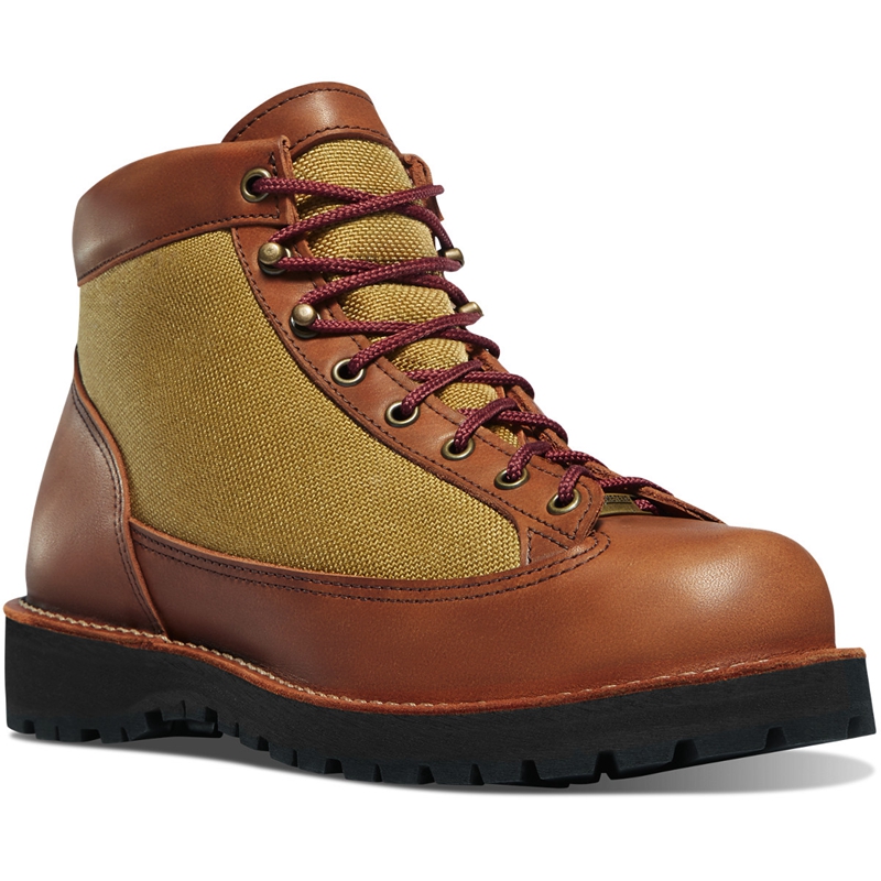 Khaki Men's Danner Danner Light Revival Work Boots | XYVWUNJ-42