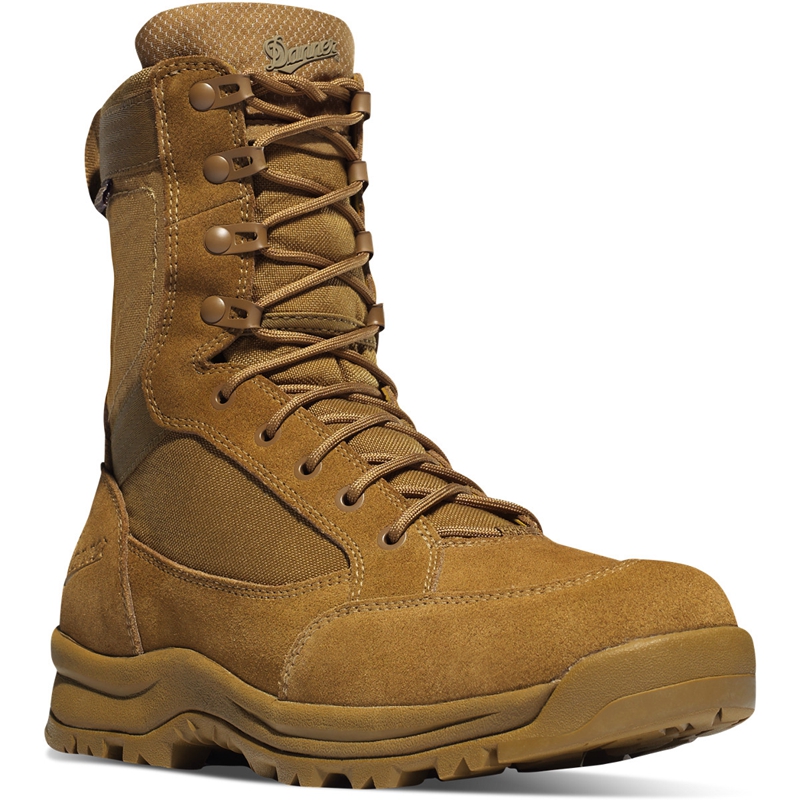 Khaki Men's Danner Tanicus Military Boots | GNXIQMK-34