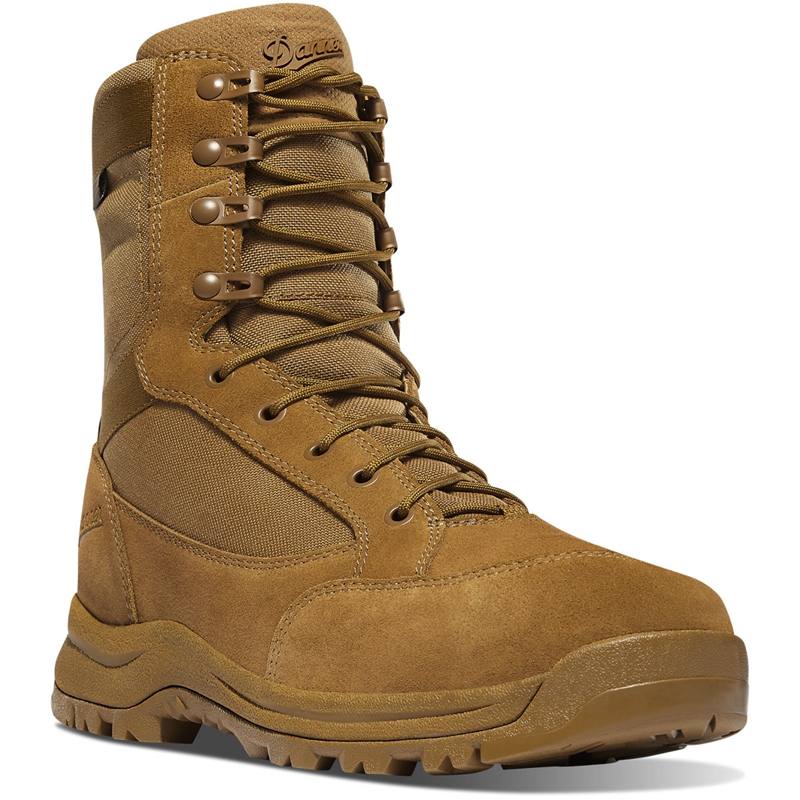 Khaki Men's Danner Tanicus Side-Zip Military Boots | GCEHLJP-86