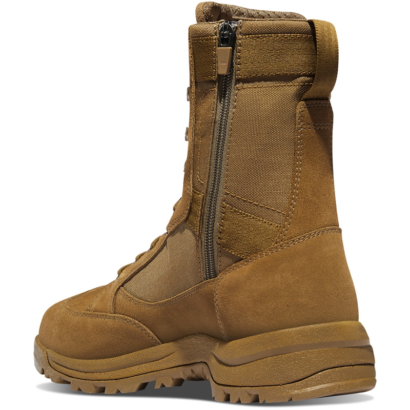 Khaki Men's Danner Tanicus Side-Zip Military Boots | GCEHLJP-86