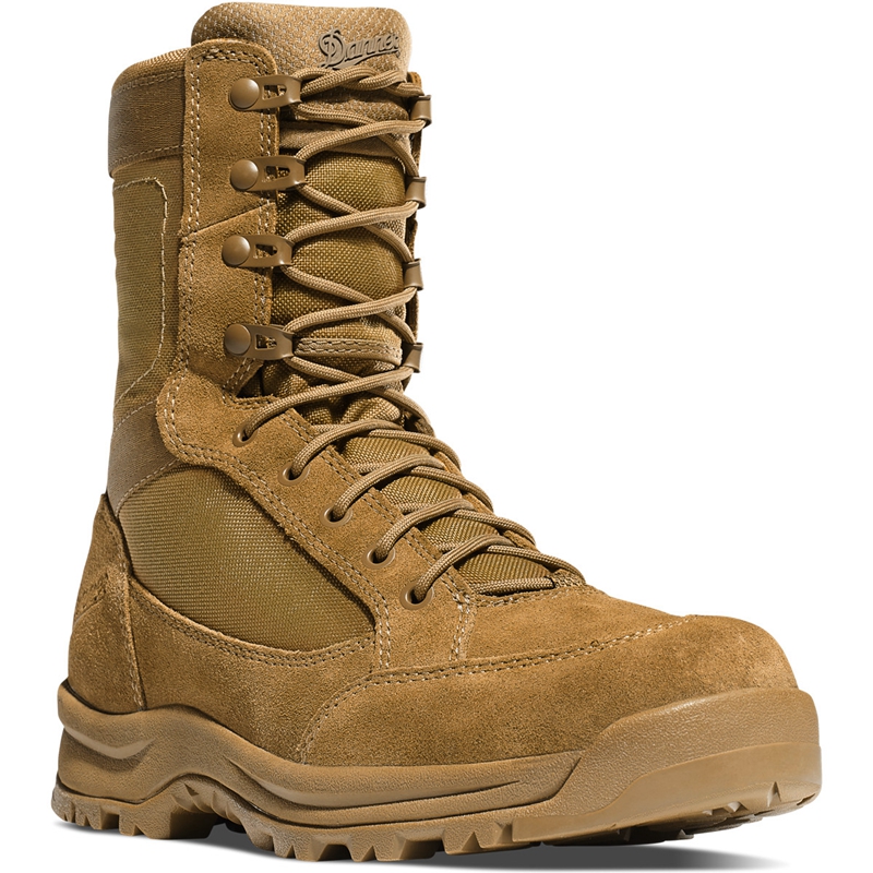 Khaki Women's Danner Tanicus Military Boots | WLRESAK-69