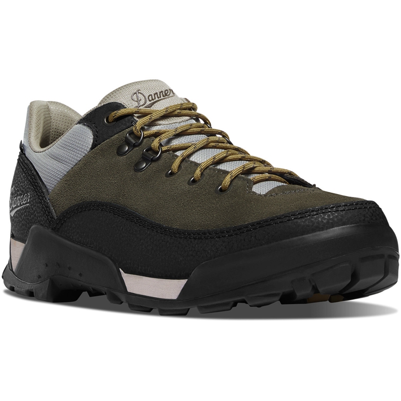 Olive Men's Danner Panorama Low Hiking Boots | AXLWRDV-93