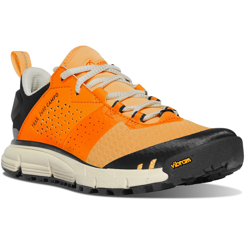 Orange Men's Danner Trail 2650 Campo Hiking Shoes | THPLFVS-06