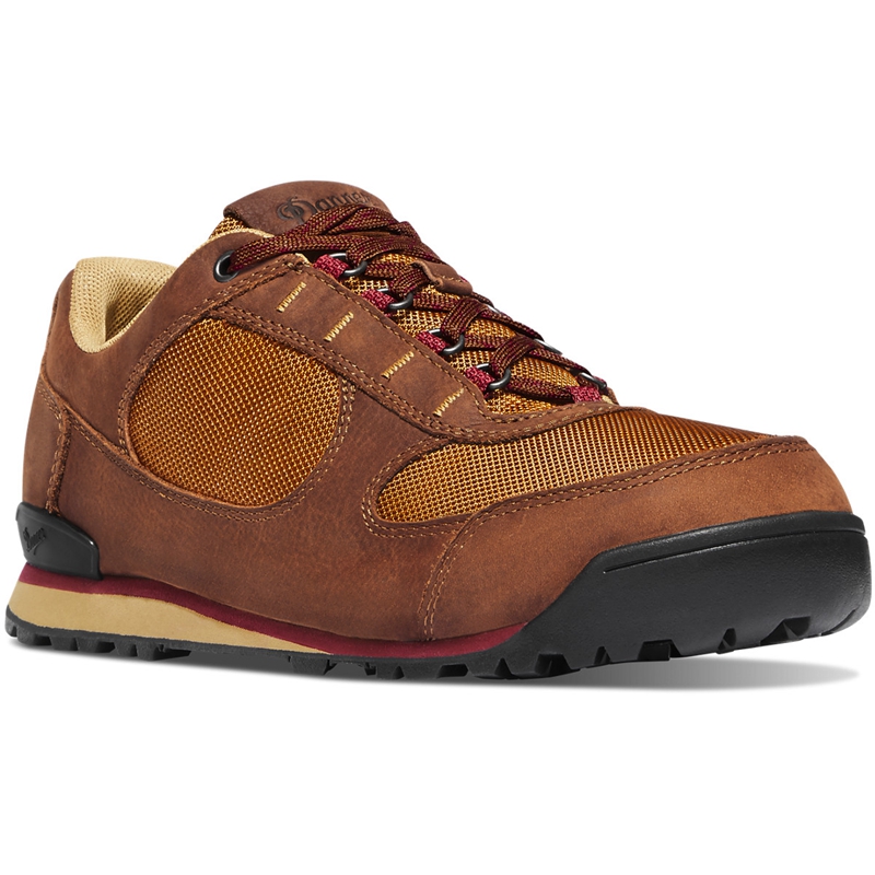 Red Men's Danner Jag Low Hiking Boots | IUGCKVY-96