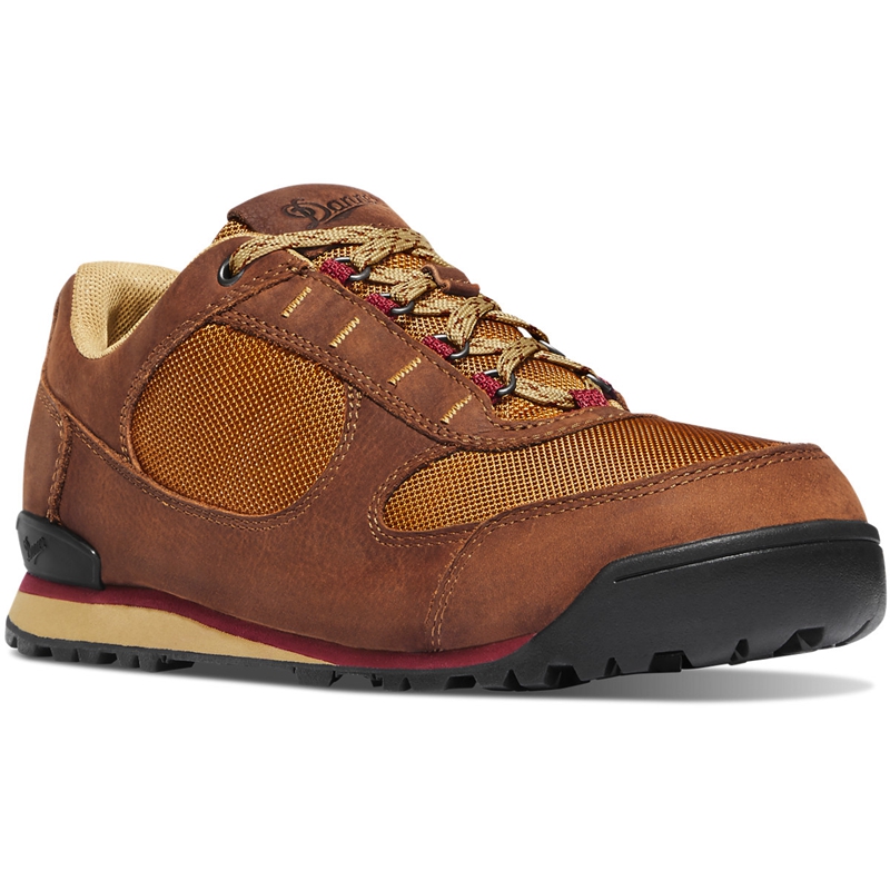 Red Men's Danner Jag Low Hiking Boots | IUGCKVY-96